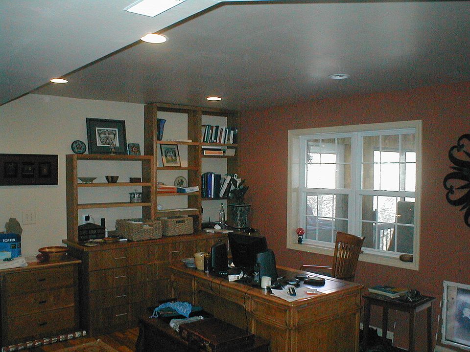 One section of the great room portion of the apartment