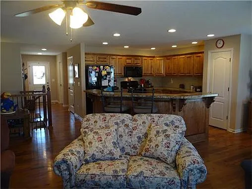 Open Area Kitchen, Living, Dining