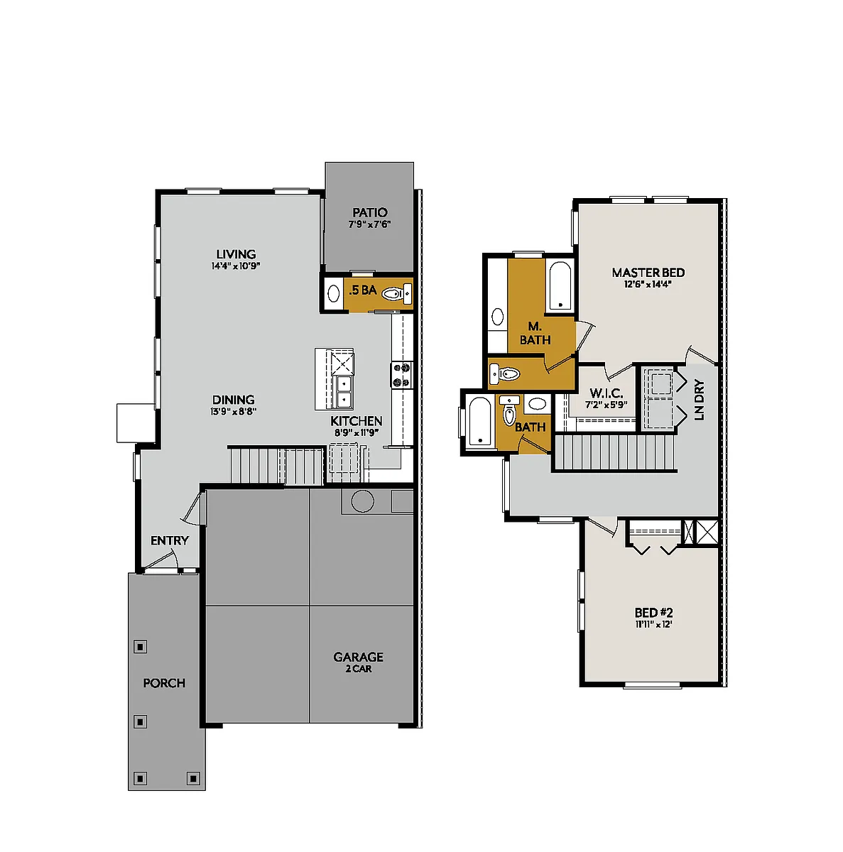 Floor plan TH-B2.5A