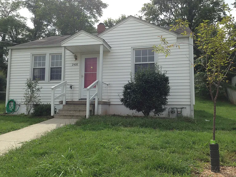 front, trees have grown since this photo was taken.