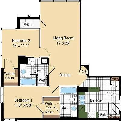 Floor plan Hemingway
