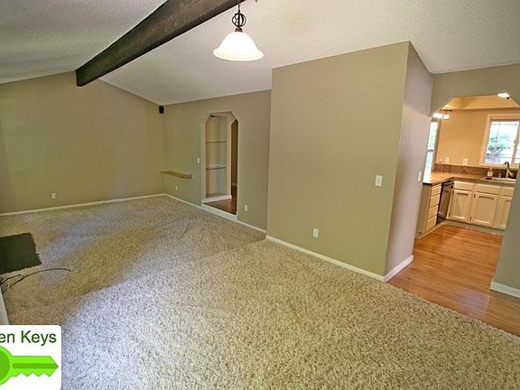 Living Room with Vaulted Ceilings