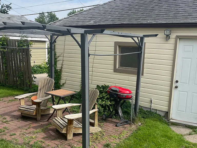 Brick Patio and Pergola