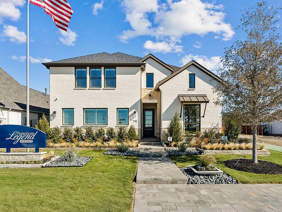 Luxury Model Home Exterior in Lakewood Village TX