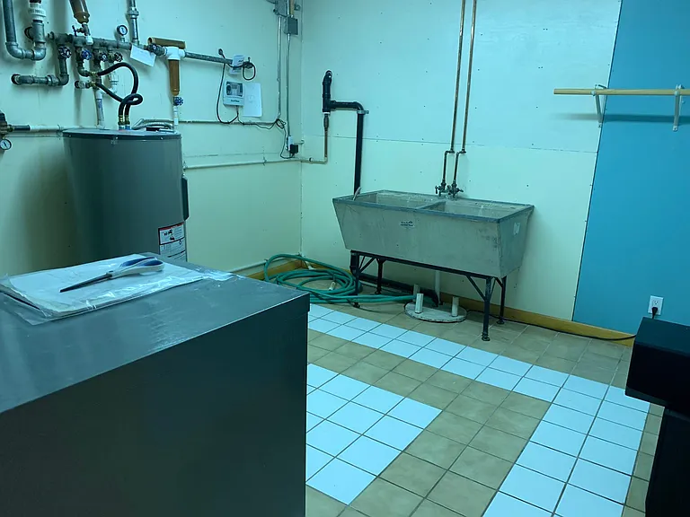 Maintenance room in basement