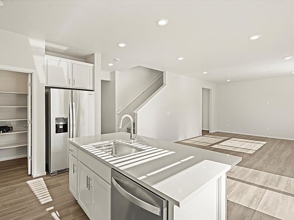 The Juniper floorplan interior image taken at a Meritage Homes community in Colorado Springs.