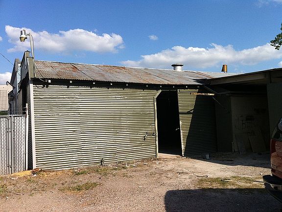 Looking East at Side Entry 