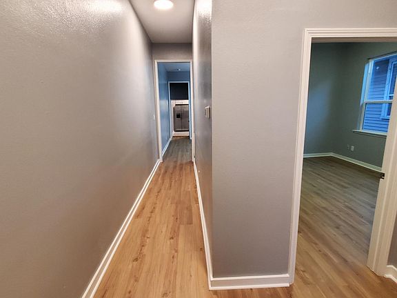 Hall to living room and kitchen