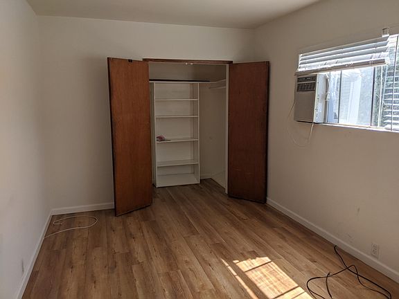 Double wide closet in the bedroom