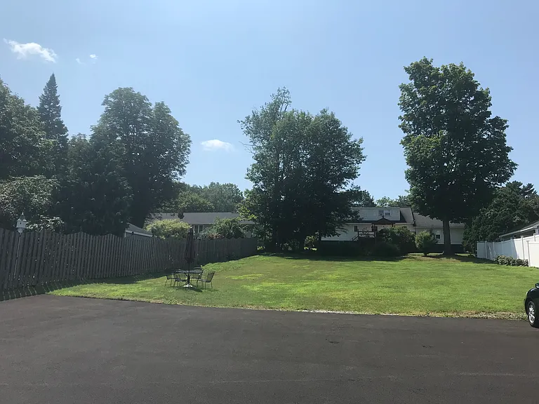 Large backyard