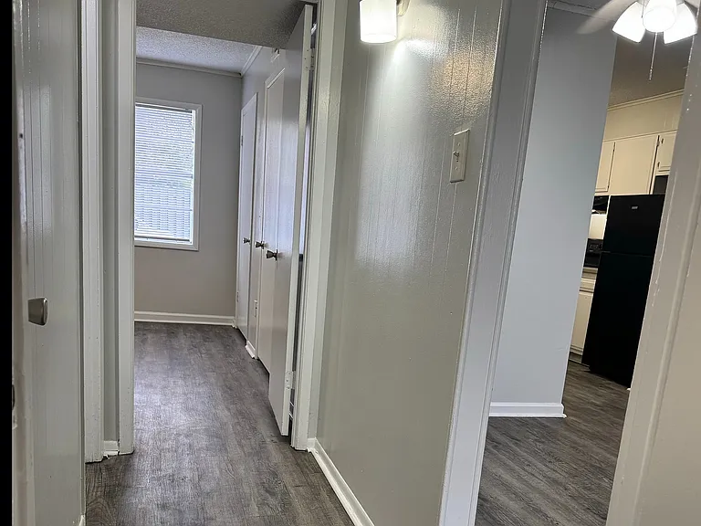 hall into bedroom view