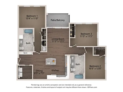 Floor plan C1S
