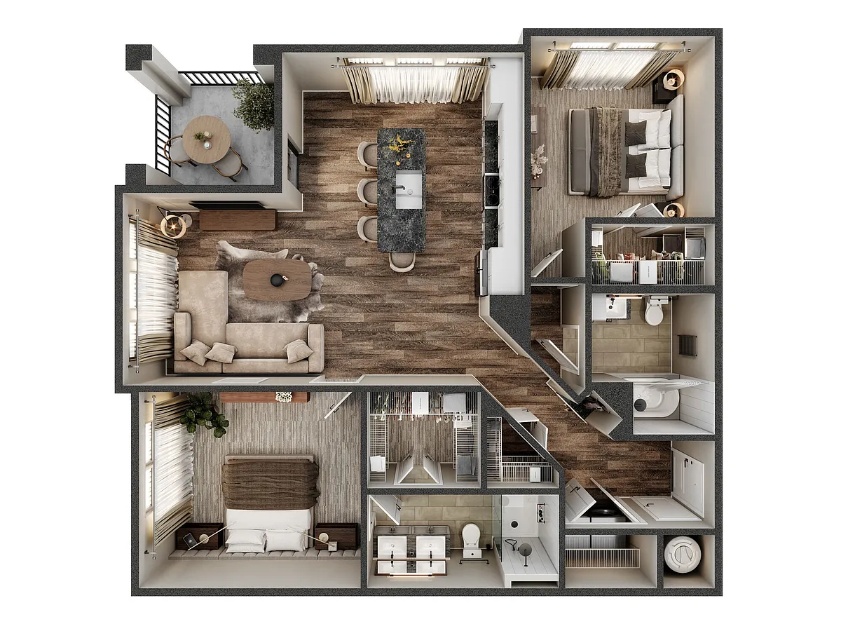 Floor plan B2
