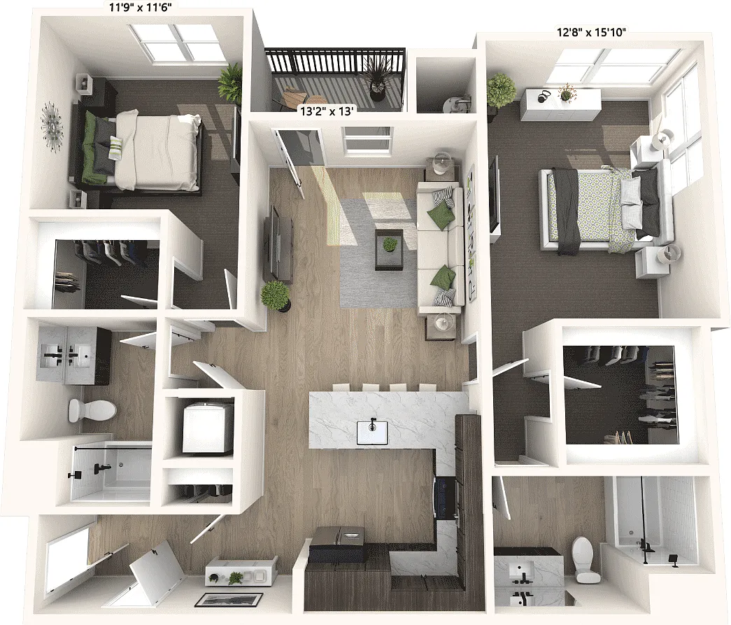 Floor plan Trestles