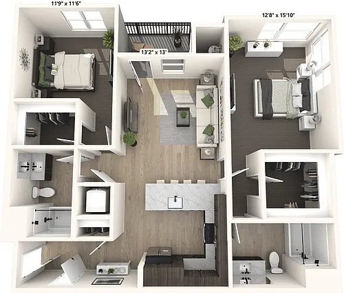 Floor plan Trestles