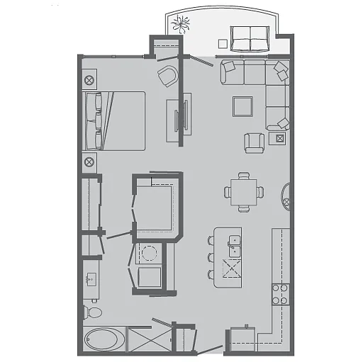 Floor plan B1