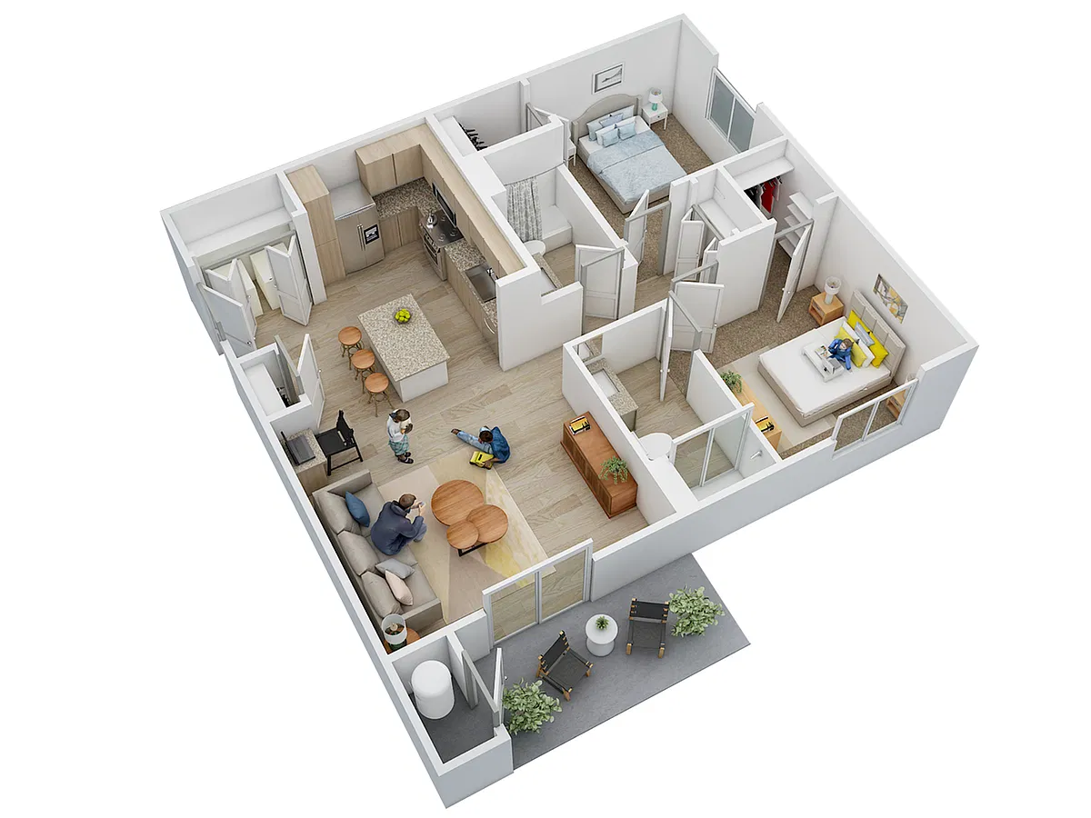 Floor plan B1