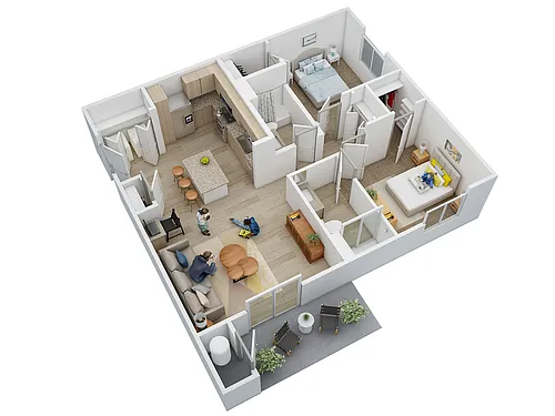 Floor plan B1
