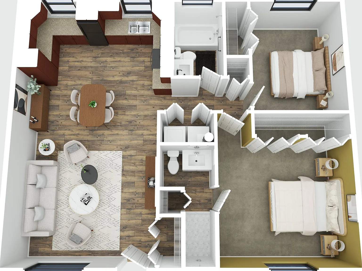 2 bed, 875 sqft, $2,000 — Photo 3