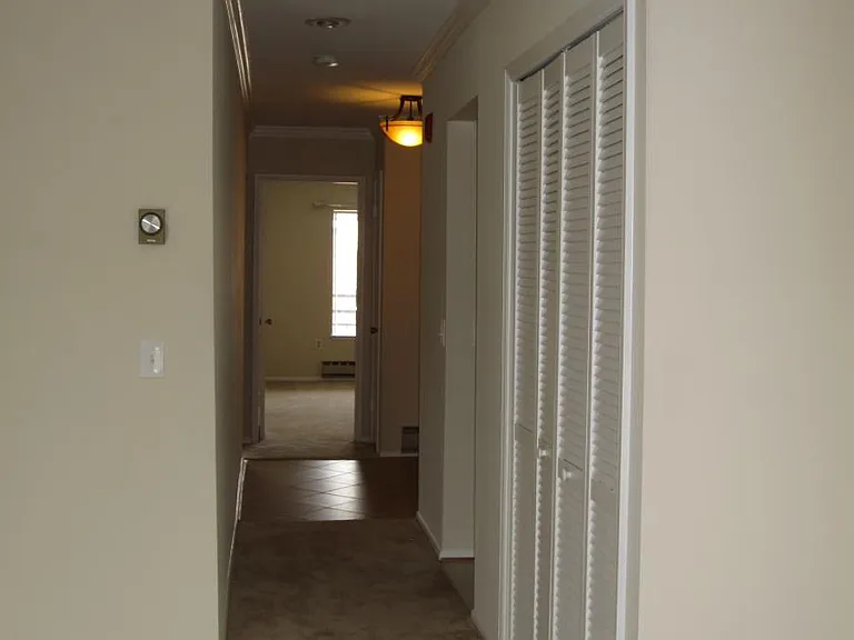 Hallway from living area to bedrooms