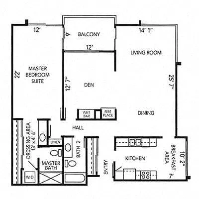 Floor plan Plan B-1