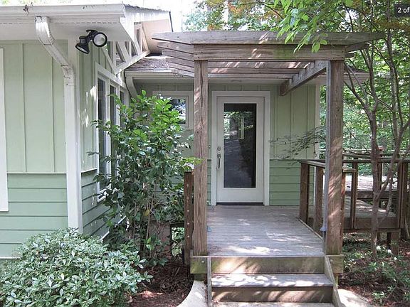 Front porch and side deck