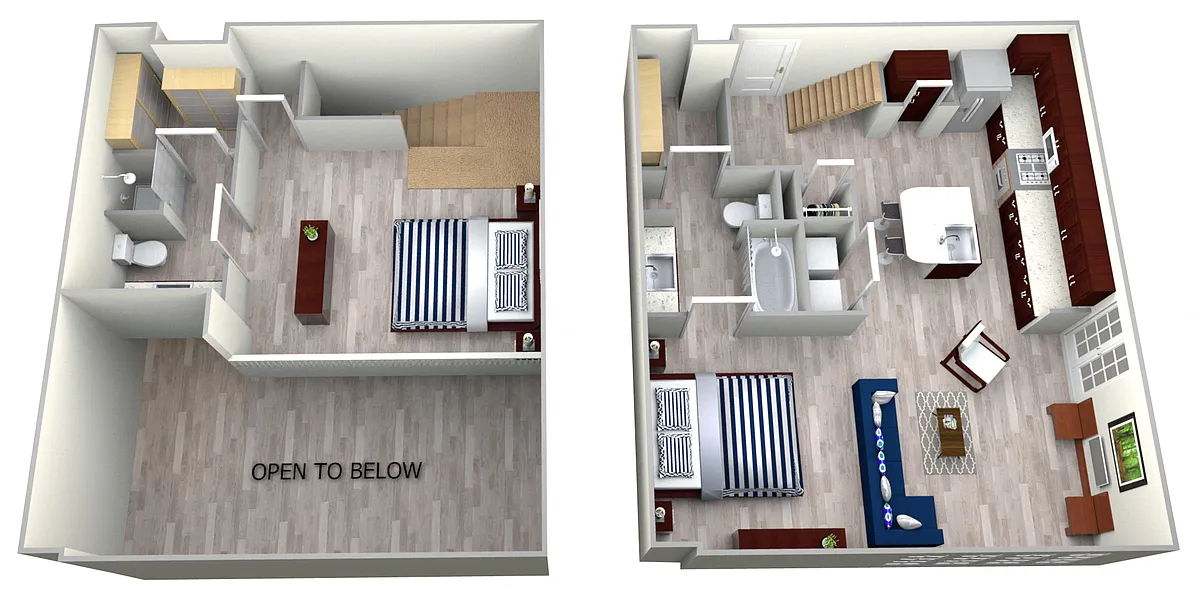 Floor plan TH1 LOFTS