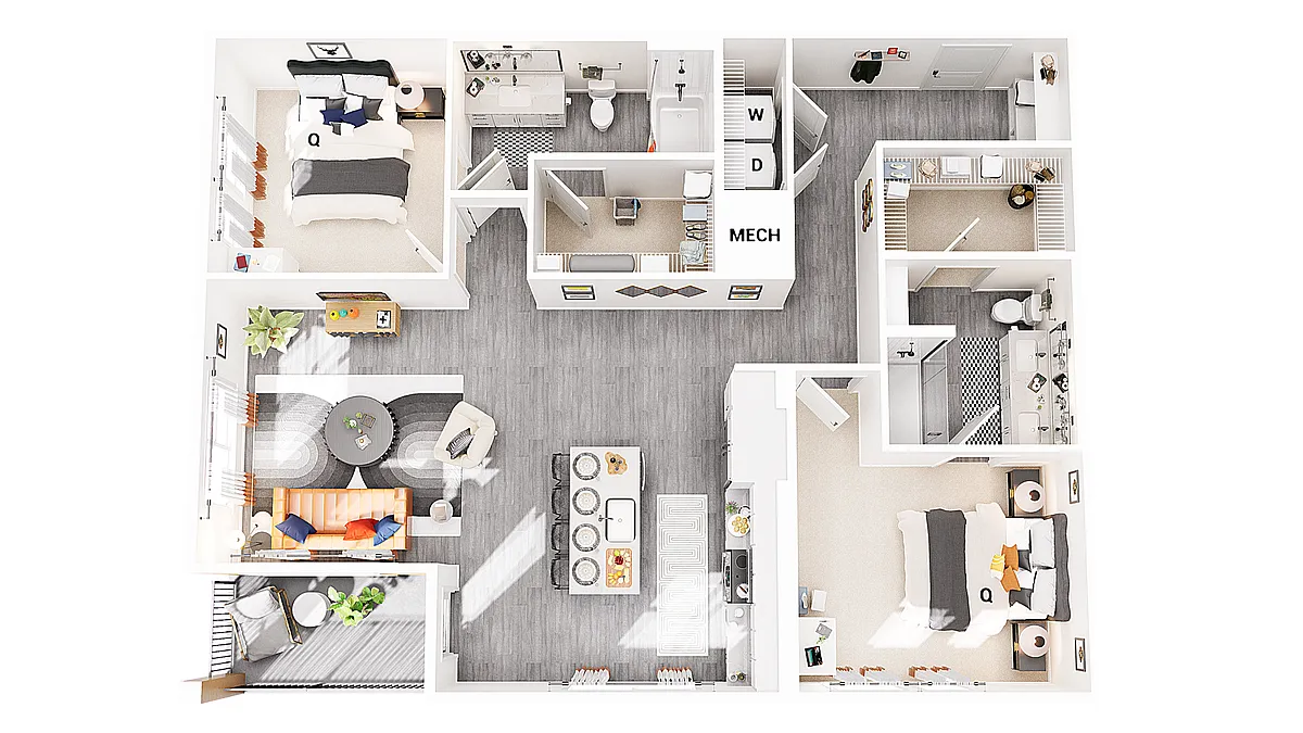 Floor plan B7