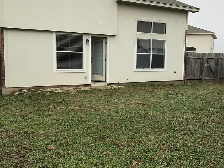 backyard view to the house