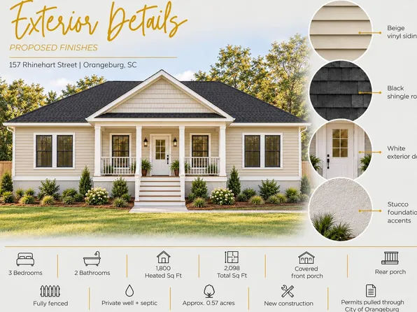 157 Rhinehart St, Orangeburg, SC 29118