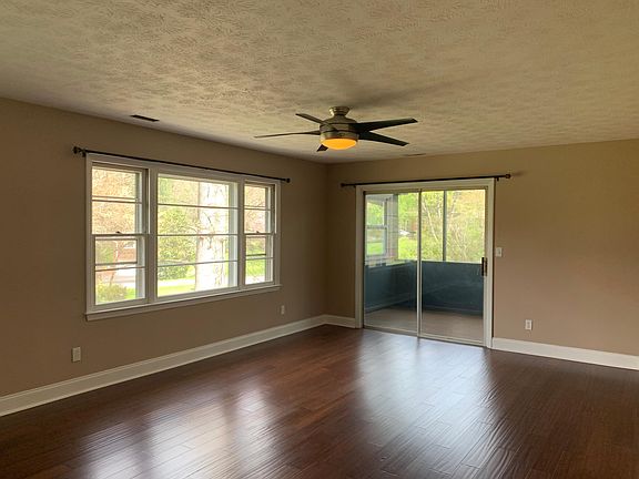 Living room with ample natural light