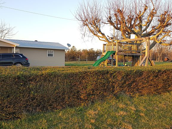 Front View with hedges