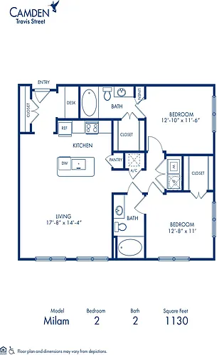 Floor plan Milam
