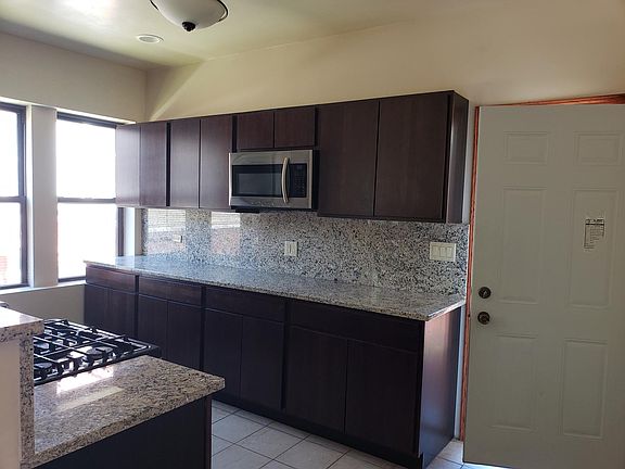 Kitchen facing back door