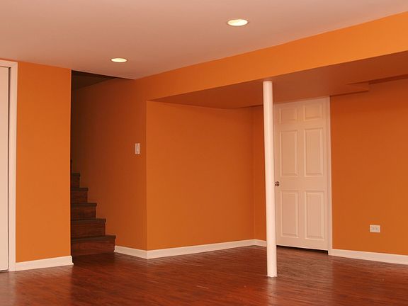 new finished basement
