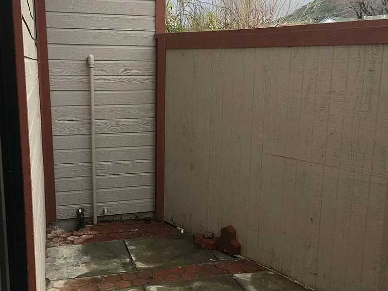 Private patio