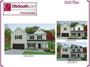 2433 Elevation DEF Plan, Cumberland Estates, Fairview, TN 37062