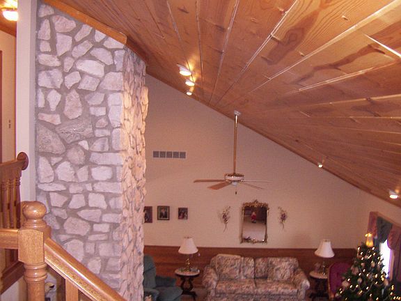 fireplace and living room