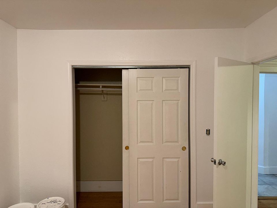 Master bedroom with large closet