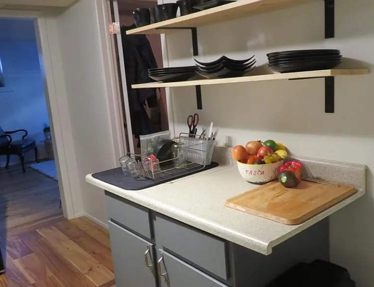 Kitchen shelving and storage