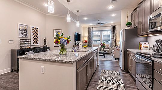 Black and stainless energy-saving appliances