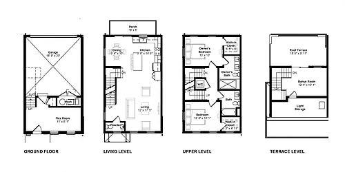 Floor plan 204, 208, 210 Pearl Street