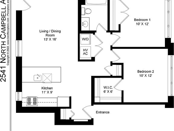 5th image of 2541.5 N Campbell Ave #2