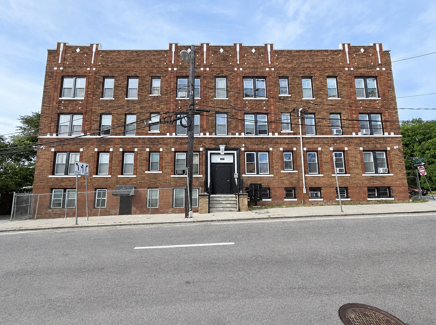 Front of the building