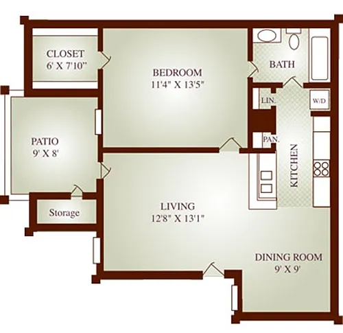 Floor plan A1 Balcony