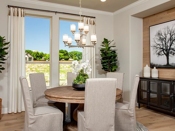 Natural light in dining room