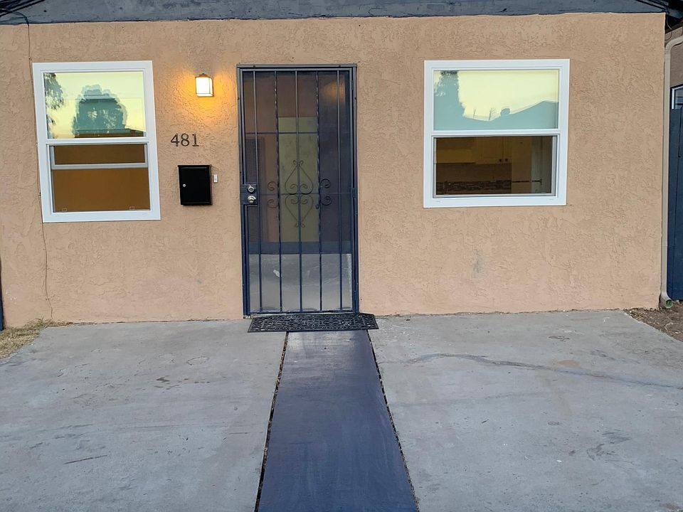 Front yard new paint and new windows