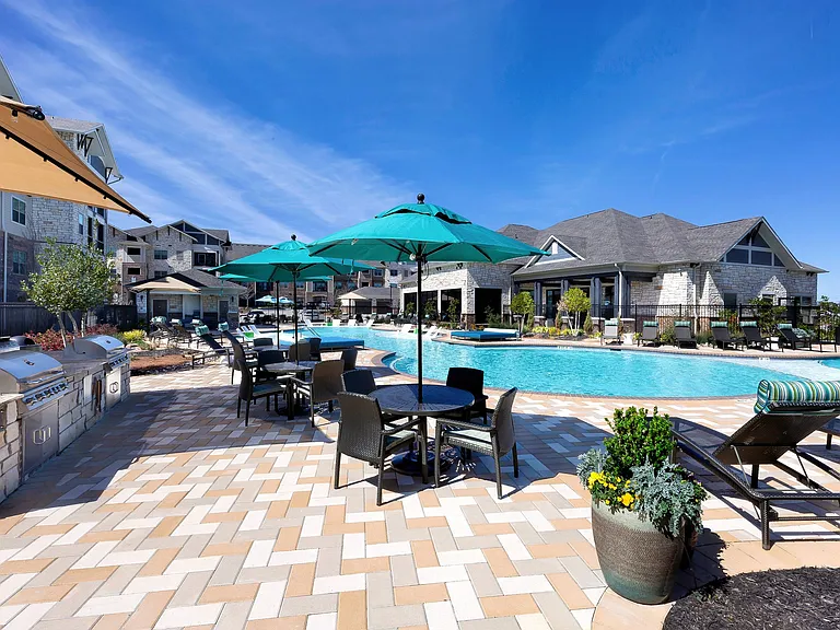 Grilling Area Near Pool
