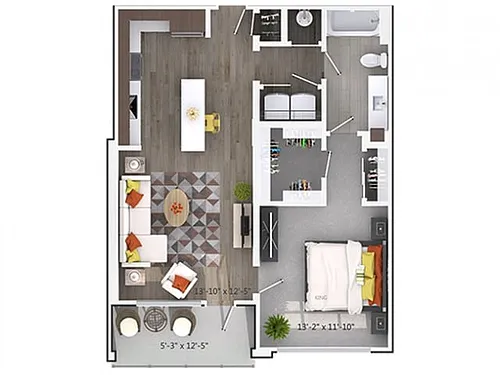 Floor plan Paces