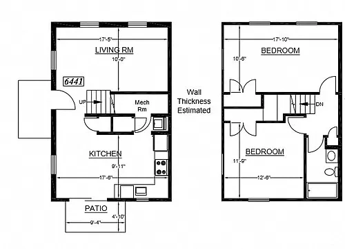 Floor plan B2 - 2 Bed 1 Bath